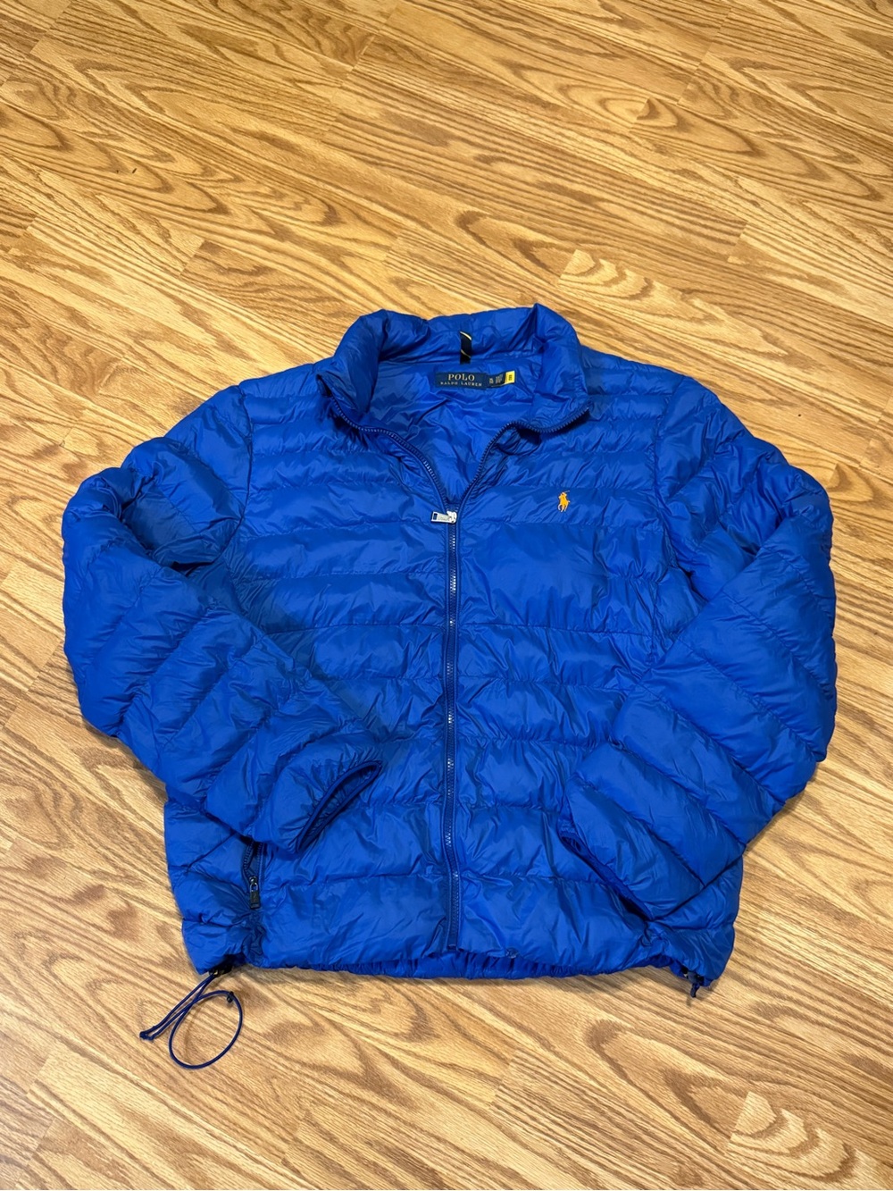 Polo by Ralph Lauren Electric Blue Quilted Puffer Jacket